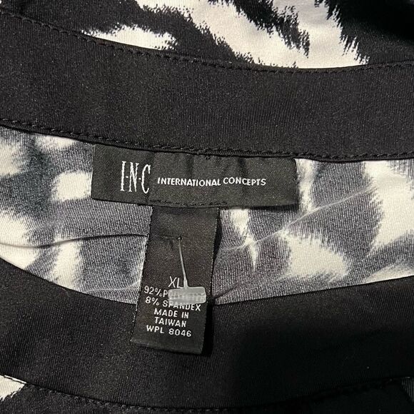 I.N.C. International Concepts Dress XL black white - Picture 3 of 12
